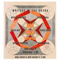 a poster for writers in the round