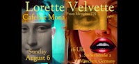 a poster for lorette velvetee